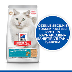 Hill’s SCIENCE PLAN Hypoallergenic Yumurta ve Böcek Proteinli Tahılsız Yetişkin Kedi Maması 7 Kg - 2