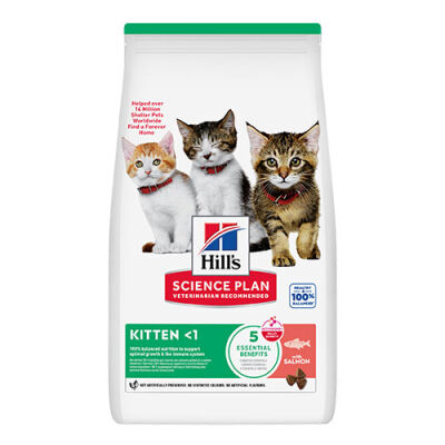 Hill’s SCIENCE PLAN Kitten Somon Balıklı Yavru Kedi Maması 7 Kg - 1