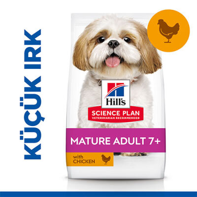 Hill’s SCIENCE PLAN Mature Adult 7+ Small & Mini Chicken Küçük Irk Tavuklu Yaşlı Köpek Maması 1,5 Kg - 1