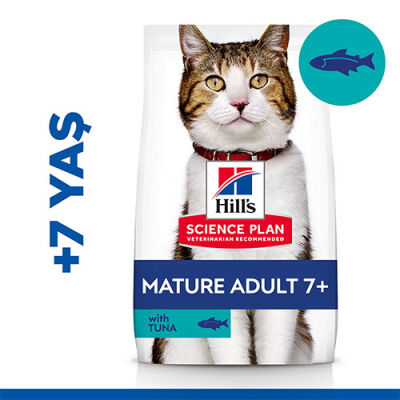 Hill’s SCIENCE PLAN Mature Adult 7+ Ton Balıklı Yaşlı Kedi Maması 1,5 Kg - 1