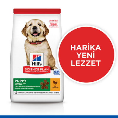 Hill’s SCIENCE PLAN Puppy Large Breed Chicken Büyük Irk Tavuklu Yavru Köpek Maması 2,5 Kg - 2