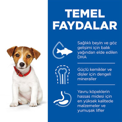 Hill’s SCIENCE PLAN Puppy Small & Mini Chicken Küçük Irk Tavuklu Yavru Köpek Maması 1,5 Kg - 3