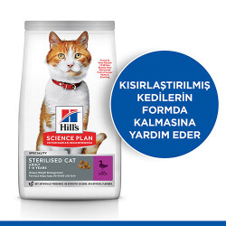 Hill’s SCIENCE PLAN Sterilised Ördekli Kısırlaştırılmış Kedi Maması 3 Kg - 2
