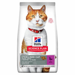 Hill’s SCIENCE PLAN Sterilised Ördekli Kısırlaştırılmış Kedi Maması 8+2 Kg Bonus Paket - Hill's Science Plan