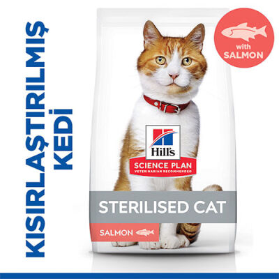 Hill’s SCIENCE PLAN Sterilised Somon Balıklı Kısırlaştırılmış Kedi Maması 10 Kg - 1