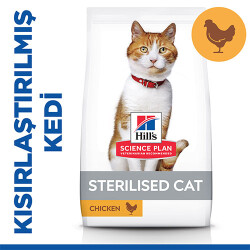 Hill’s SCIENCE PLAN Sterilised Tavuklu Kısırlaştırılmış Kedi Maması 3 Kg - Hill's Science Plan