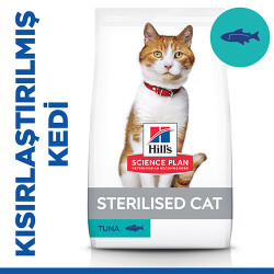 Hill’s SCIENCE PLAN Sterilised Tuna Balıklı Kısırlaştırılmış Kedi Maması 15 Kg - Hill's Science Plan