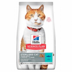 Hill’s SCIENCE PLAN Sterilised Tuna Balıklı Kısırlaştırılmış Kedi Maması 8+2 Kg Bonus Paket - Hill's Science Plan