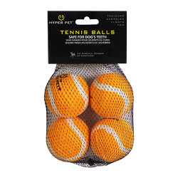 Hyper Pet 4'lü Turuncu Tenis Topu Orta Boy 6,5 Cm - Hyper Pet