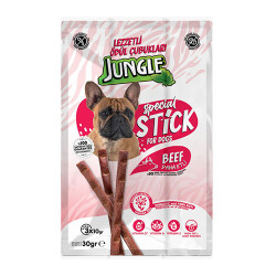 Jungle Sticks Dana Etli Köpek Ödül Çubuğu 3x10 Gr - Jungle
