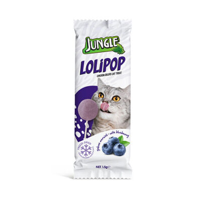 Jungle Yabanmersinli Kedi Lolipop Ödülü 15 Gr - 1