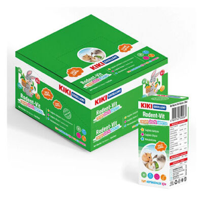 Kiki Excellent Kemirgen Tavşan Hamster Vitamin Desteği 25 Ml - 1