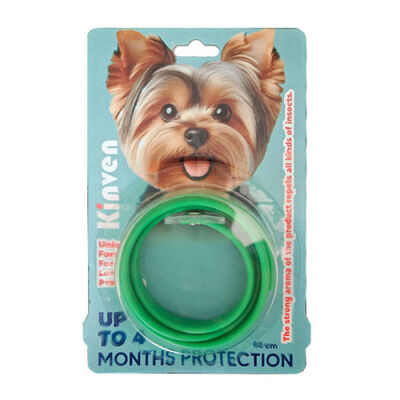 Kinven Bit Pire Uzaklaştırıcı Köpek Tasması Yeşil 60 Cm - 1