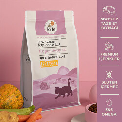 Kito Doğal Besi Kuzu Etli Yavru Kedi Maması 2 Kg - Kito