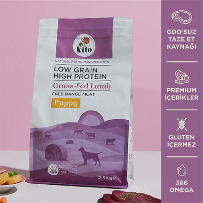 Kito Doğal Besi Kuzu Etli Yavru Köpek Maması 2,5 Kg - 1