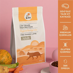 Kito Doğal Besi Kuzu Etli Yetişkin Kedi Maması 2 Kg - Kito