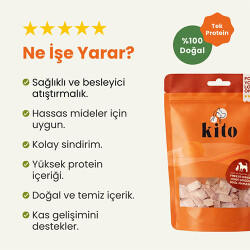 Kito Dondurularak Kurutulmuş Hindi Göğüs Köpek Ödülü 30 Gr - 2