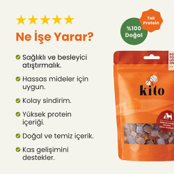 Kito Dondurularak Kurutulmuş Somonlu Köpek Ödülü 30 Gr - 2