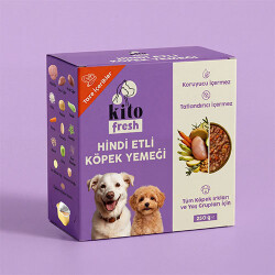 Kito Fresh Hindi Etli Hipoalerjenik Taze Köpek Yemeği 250 Gr - Kito