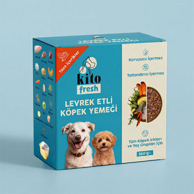 Kito Fresh Levrek Etli Hipoalerjenik Taze Köpek Yemeği 250 Gr - 1