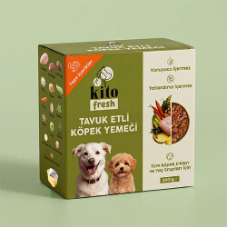 Kito Fresh Tavuk Etli Hipoalerjenik Taze Köpek Yemeği 250 Gr - Kito