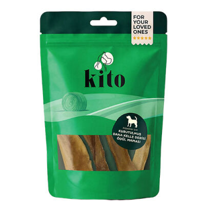 Kito Kurutulmuş Dana Kelle Derisi Köpek Ödülü 100 Gr - 1