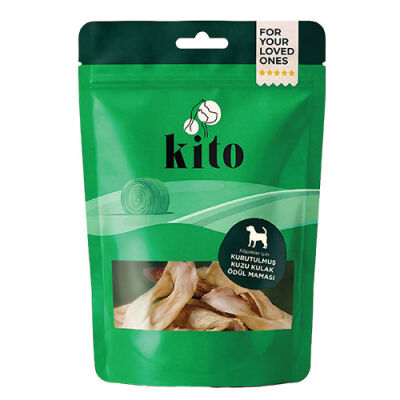 Kito Kurutulmuş Kuzu Kulak Köpek Ödülü 100 Gr - 1