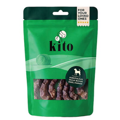 Kito Kurutulmuş Tavuk Boyun Köpek Ödülü 100 Gr - 1