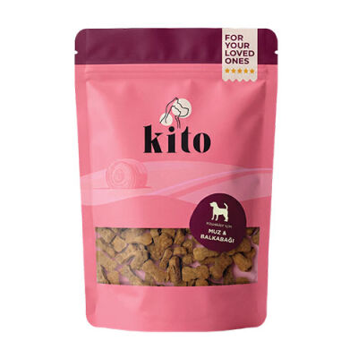 Kito Muz ve Balkabaklı Köpek Ödül Kurabiyesi 150 Gr - 1