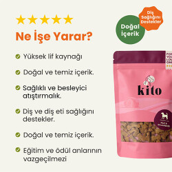 Kito Muz ve Balkabaklı Köpek Ödül Kurabiyesi 150 Gr - 3