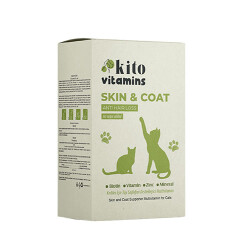 Kito Skin Coat Tüy Sağlığını Destekleyici Kedi Multivitamini 50 ml - Kito