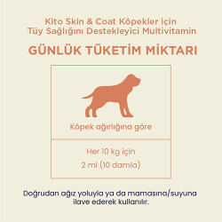 Kito Skin Coat Tüy Sağlığını Destekleyici Köpek Multivitamini 50 ml - 3