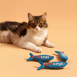 Kito Toys Balık Peluş Kedi Oyuncağı - 3