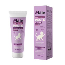 Kito Tüy Yumağı Önleyici Yavru Kedi Malt Macunu ve Multivitamin Paste 100 gr - Kito