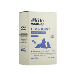 Kito Vitamins Hip & Joint Kedi ve Köpek Eklem Destekleyici Multivitamini 2x15 Gr - Kito