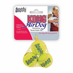 Kong Air Squeaker Sesli Tenis Topu Köpek Oyuncağı XS 3'lü 4 Cm - Kong