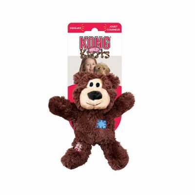 Kong Knots Ayı Peluş Köpek Oyuncağı XS 11 Cm - 1