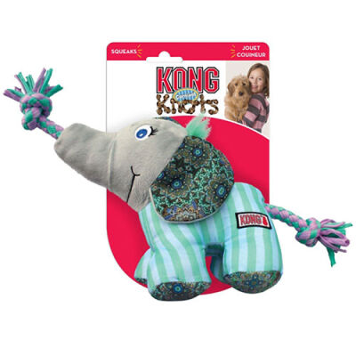 Kong Knots Carnival Elephant Fil Peluş Köpek Oyuncağı S-M - 1