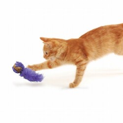 Kong Peluş Kuyruklu Mantar Top Kedi Oyuncağı 19 Cm - Kong