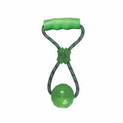 Kong Plastik Tutamaçlı Sesli Top Köpek Oyuncağı Large 32 Cm - Kong