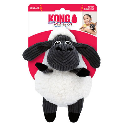 Kong Sherps Kuzu Şeklinde Peluş Köpek Oyuncağı 22 cm - 1