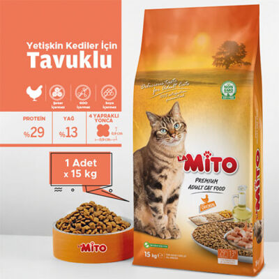 La Mito Tavuklu Yetişkin Kedi Maması 15 Kg - 3