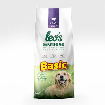 Leos Kuzu Etli Yetişkin Köpek Maması Basic 15 Kg - 1