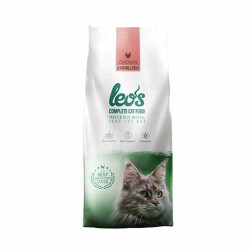 Leos Tavuklu Kısırlaştırılmış Kedi Maması 10 Adet 1 Kg - Leos