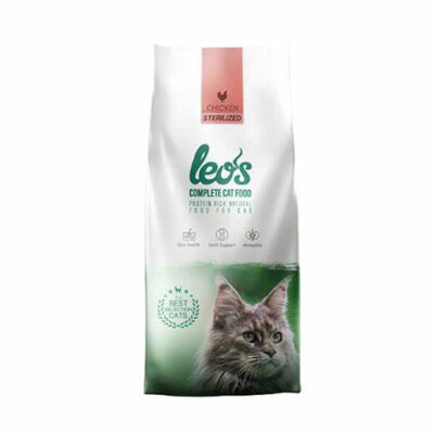 Leos Tavuklu Kısırlaştırılmış Kedi Maması 10 Adet 1 Kg - 1