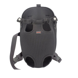 Lepus Ana Kucağı Space Köpek Taşıma Çantası Siyah Medium - 1