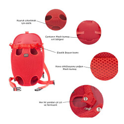 Lepus Ana Kucağı Space Köpek Taşıma Çantası Siyah XSmall - 3