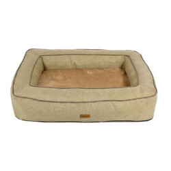 Lepus Comfort Kedi ve Köpek Yatağı Haki Yeşil Large 100x70x18 Cm - Lepus