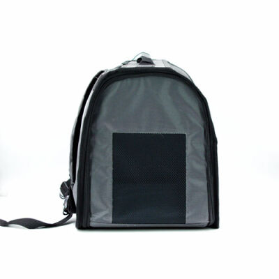 Lepus Cool Backpack Kedi ve Köpek Taşıma Çantası Gri 32x26x43 Cm - 3
