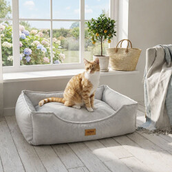 Lepus Dolce Premium Kedi ve Köpek Yatağı Açık Gri Small - 2